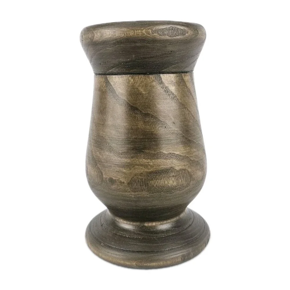 Cottonwood‎ Vase Beautiful Hand Turned Cottonwood Handmade Decor Dark Stain